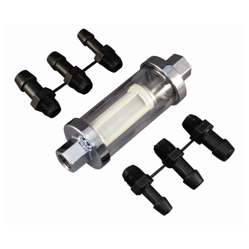 Marpac 7-0875 Inline Fuel Filter Universal 1/4"-3/8" Marine Boat
