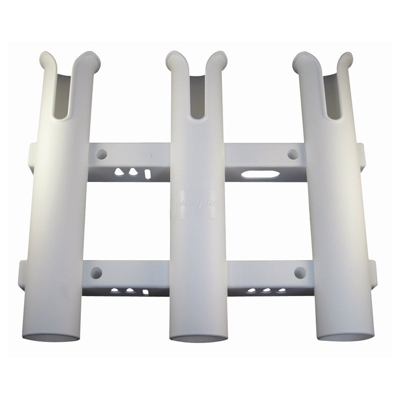Marpac 7-0966 Rod Rack Side Mount 3 Rod White Marine Boat