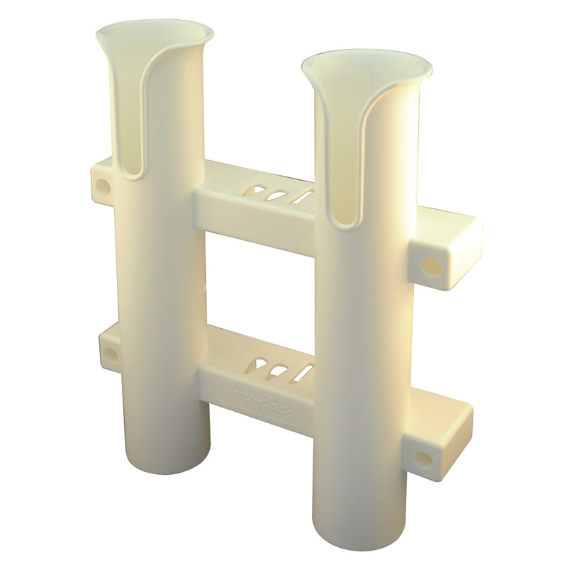 Marpac 7-0967 Rod Rack Side Mount 2 Rod White Marine Boat