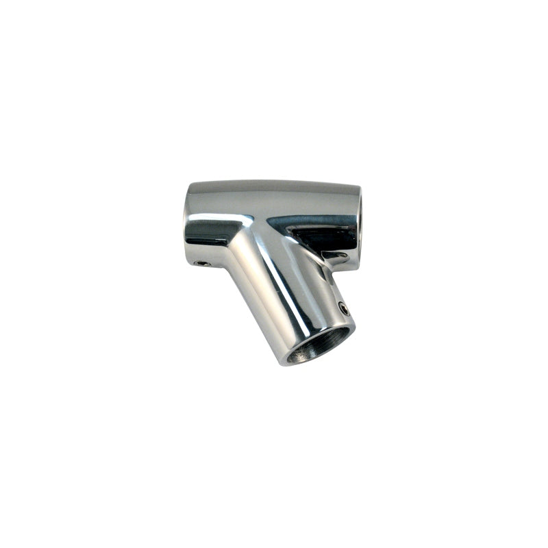 Marpac 7-1002 Rail Fitting Stainless Steel 1" Tee 60* Marine Boat