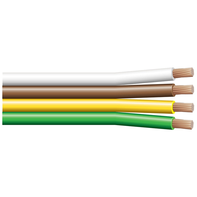Marpac 913290 BONDED WIRE 14/4 AWG 100' WH/BN/YL/GN