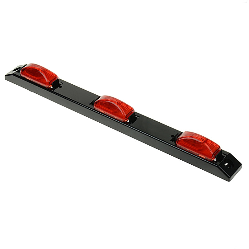 Marpac 7-59249 Trailer Light Bar Incnd Black Base 17" Red Marine Boat