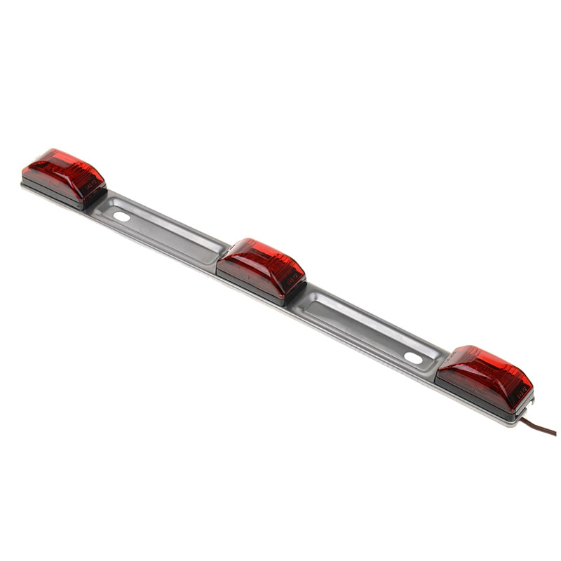 Marpac 7-59260 Trailer Light Bar LED Stainless Steel 14" Mini Red Marine Boat