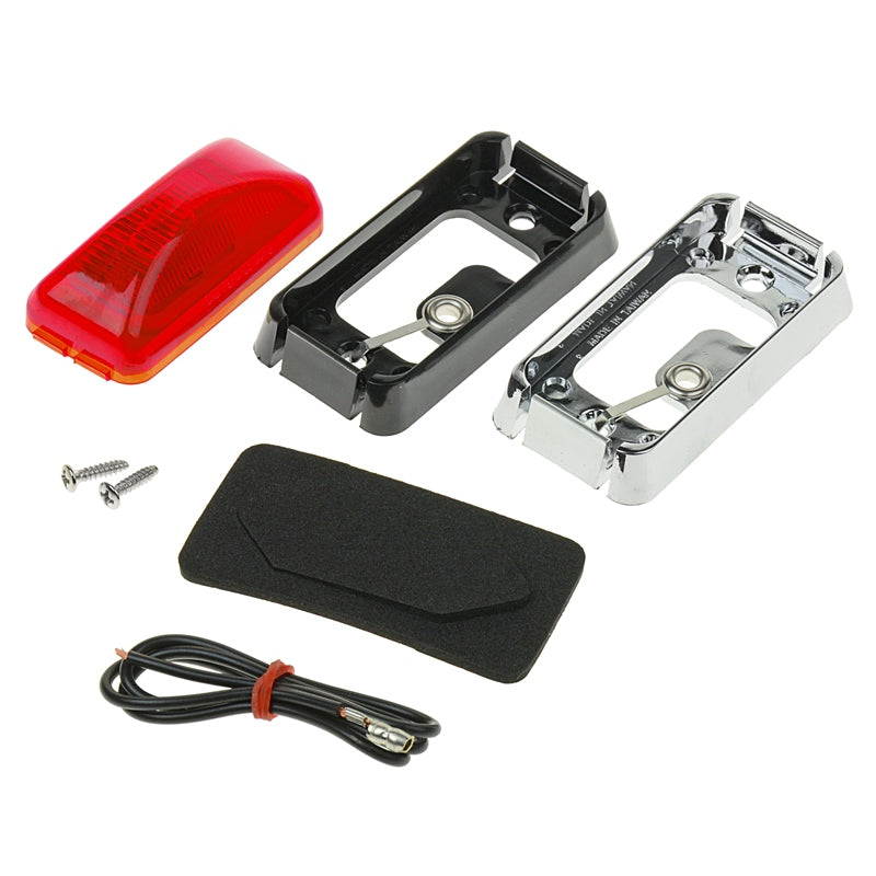 Marpac 7-59271 Trailer Clearance Lite Incd Brkt/Mnt Red Marine Boat