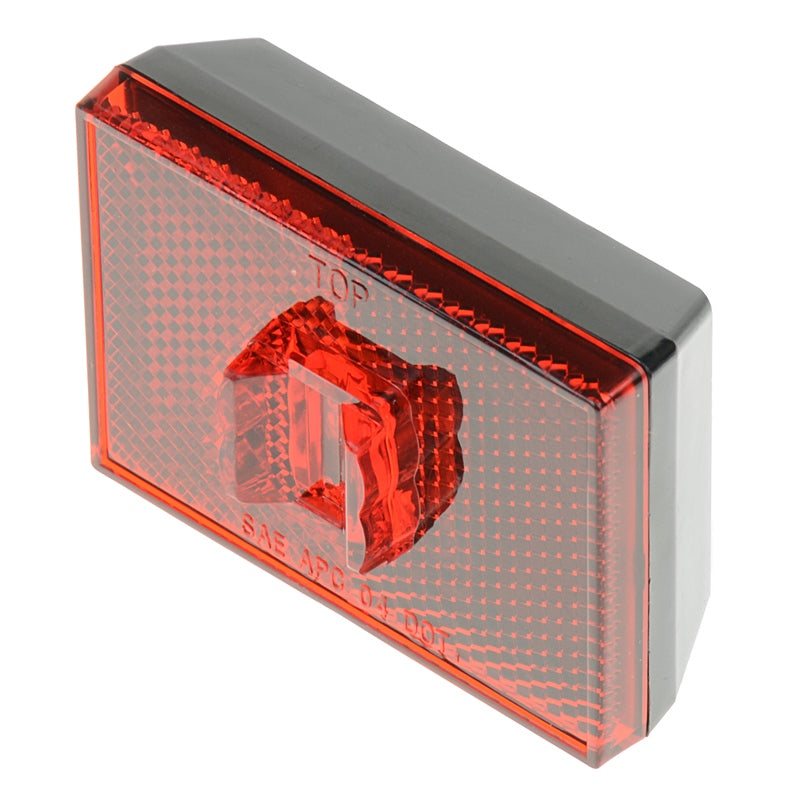 Marpac 7-59313 Trailer Clearance Lite LED Stud/Mnt Red Marine Boat