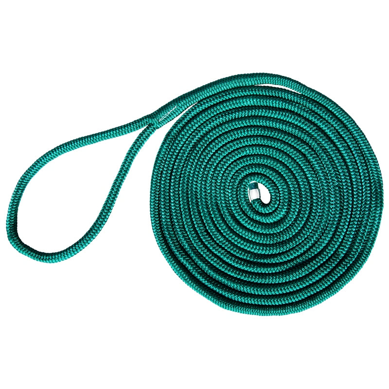 Marpac 1592641 Dock Line Nylon Dbl/Brd 5/8"x20' Gold/WH Marine Boat
