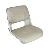 Springfield Marine 1061025 Molded Fold Seat White With White Cushion Set