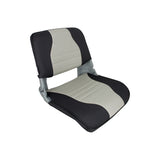 Springfield Marine 1061057 Molded Fold Seat Gray With Black-Gray Cushion