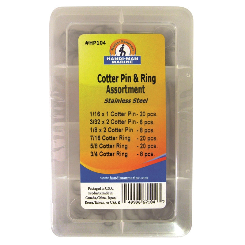 Handi-Man Marine HP104 Cotter Pin/Ring Kit
