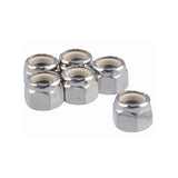 SeaStar HF6008 Nylok Nut 1/2" Brs 6PK Marine Boat