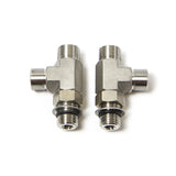 SeaStar HF6006 Orb Tee 3/8"TUBE Vrt 2PK Marine Boat