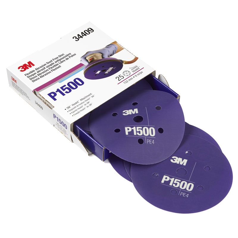 3M 34409 Hkt Prpl DF6" P1500 25Bx Marine Boat
