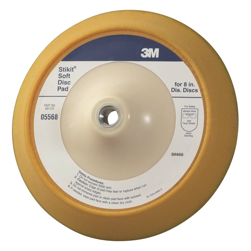 3M 5568 Stkt Pad 8" Soft Marine Boat