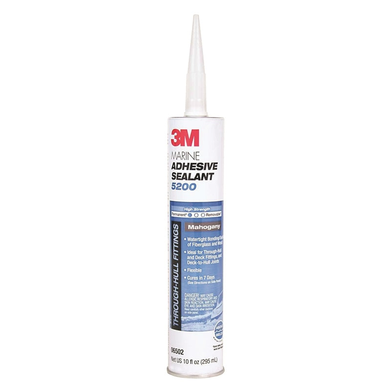 3M 6502 5200 Sealant Mahog Cartridge Marine Boat