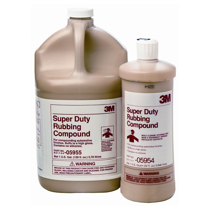 3M 5954 Super Duty Rub Cmpnd QT Marine Boat
