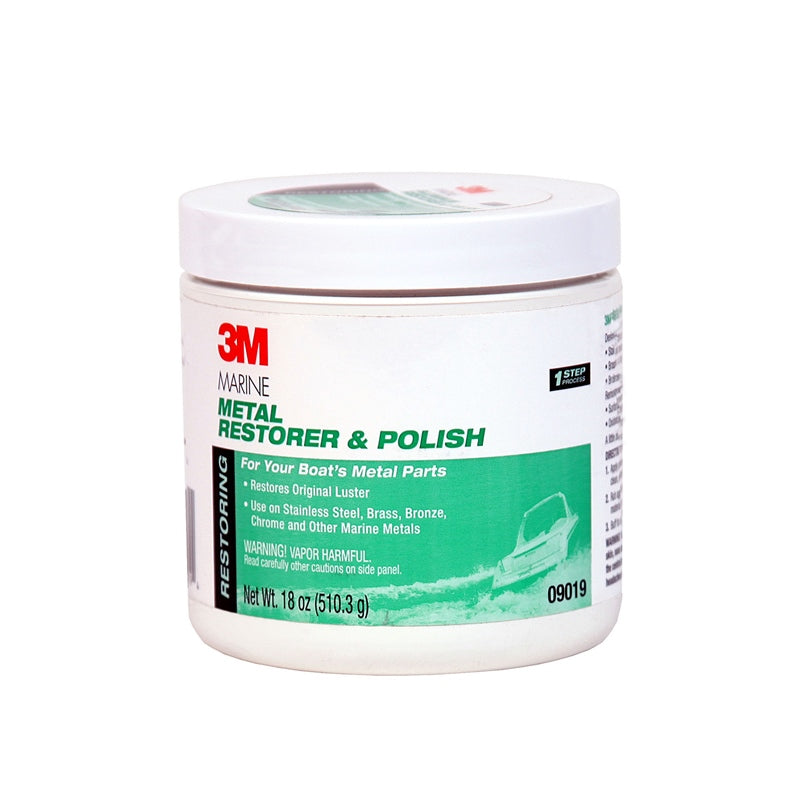 3M 9019 Metal Rstr/Polish 18OZ Marine Boat
