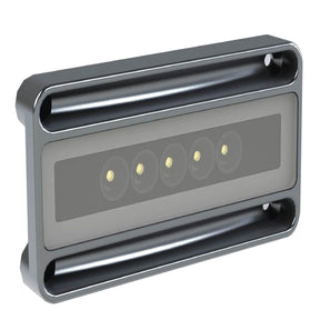 Lumitec Nevis2 LED Utility Light - White/Blue, Brushed, MPN 101147