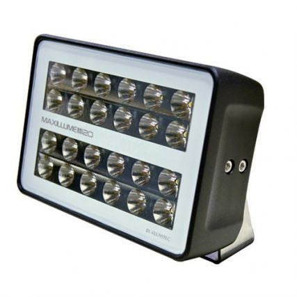 Lumitec Maxillume h120 Trunnion Mount LED Flood Light - White, Black, MPN 101347