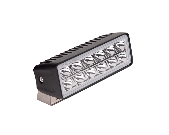 Lumitec Maxillume h60 Trunnion Mount LED Flood Light - White, Black, MPN 101335