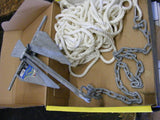 Marpac 7-2303 Poseidon Slip-Ring 10 Lbs Anchor KIT Rope 3/8-Chain Boat 20'-24'