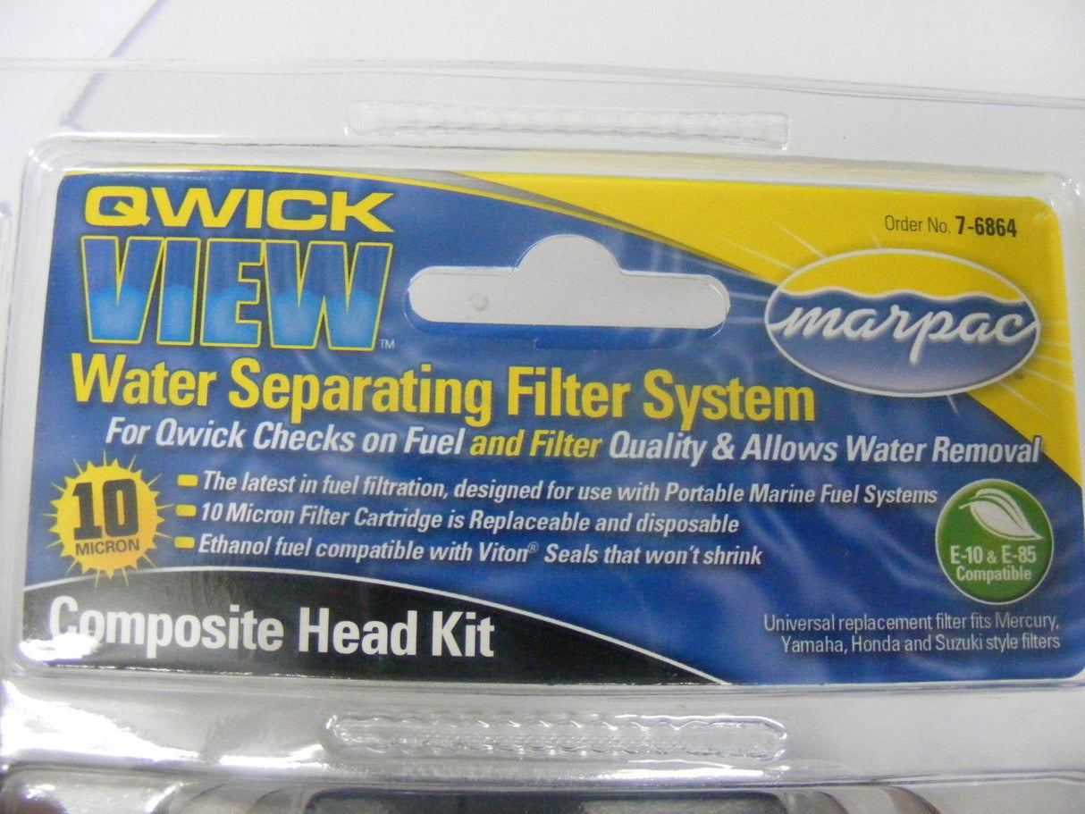 Qwick View Head Water Separetor Filter 10 Micron Marpac FF30190 Mercury Honda MD