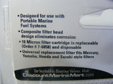 Qwick View Head Water Separetor Filter 10 Micron Marpac FF30190 Mercury Honda MD