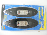 Marpac LT051350 LED Light Navigation RED-GREEN Flush Mount Side Boat BLACK Mate