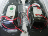 Marpac LT051350 LED Light Navigation RED-GREEN Flush Mount Side Boat BLACK Mate