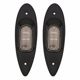 Marpac LT051350 LED Light Navigation RED-GREEN Flush Mount Side Boat BLACK Mate