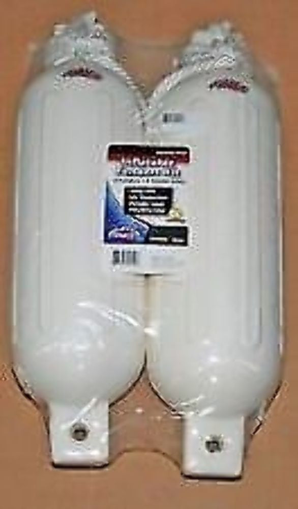2 PACK Marpac 1-52149 Fender 5-1/2x20" Rope Line 3/8x60" Boat Dock Anchoring Boat