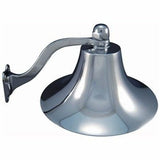 Marpac Boat Ship's Bell Chrome Plated 8" With Bracket Marine 4242 MD