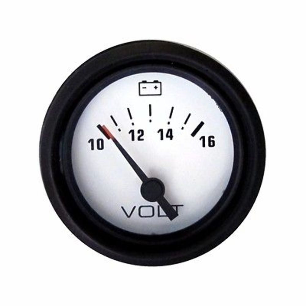 Marpac Premier Elite Voltmeter 10- 16 Volts FVP7050 Domed Gauge MD
