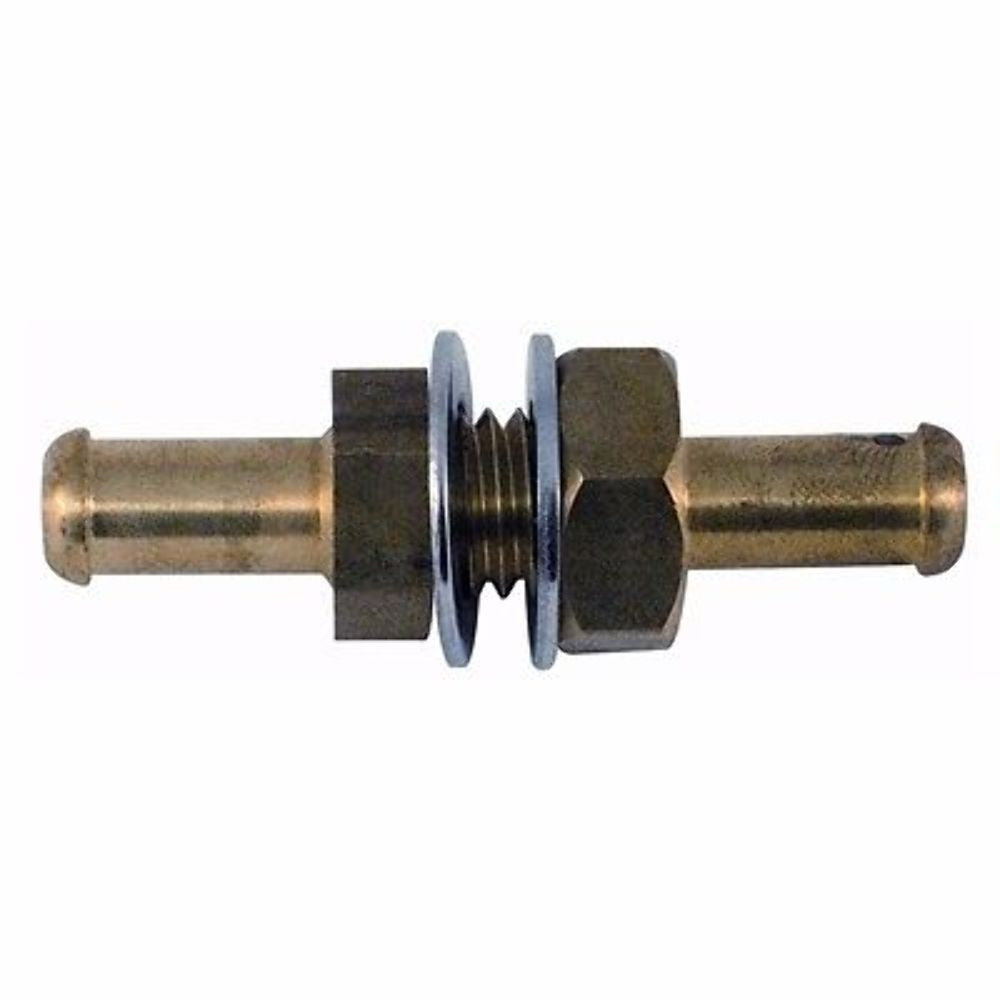 Marpac Bulk Head Fitting 3/8" Brass Straight 7520MP Marine