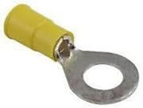 25 Marpac Vinyl Ring Tongue Terminal 12-10 AWG #3/8 YELLOW MD 7-3185