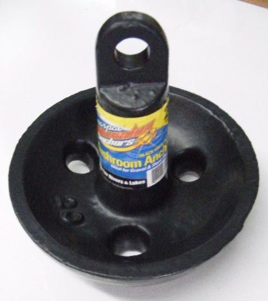 Poseidon Black Vinyl Coated Mushroom 20 lb Anchor For Rivers & Lake Marpac 7-0559