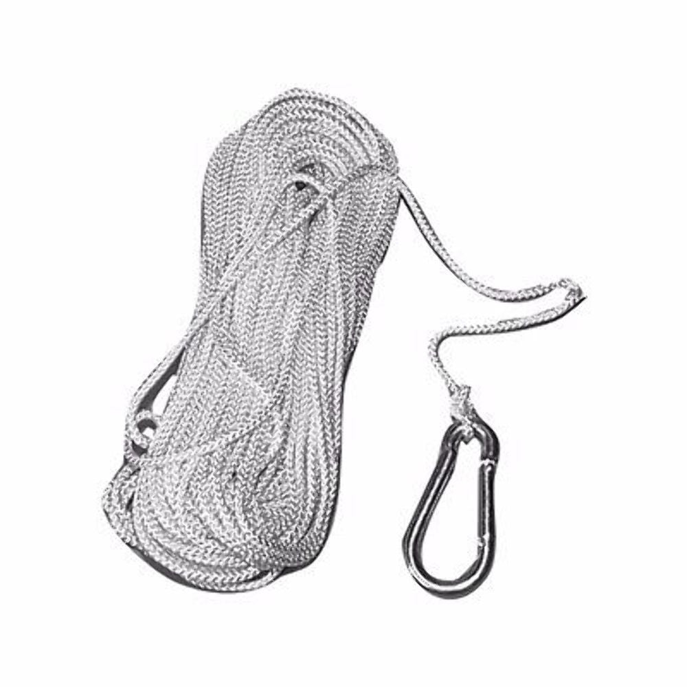 Marpac Solid Braid Nylon Anchor Line with Hook 3/16" x 150' D10-316150 MD