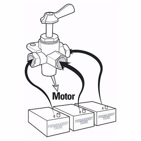 Marpac 3-Way and 4-Way Valve, 4W FM1/4"X4" Brass Marine 033304-10 MD