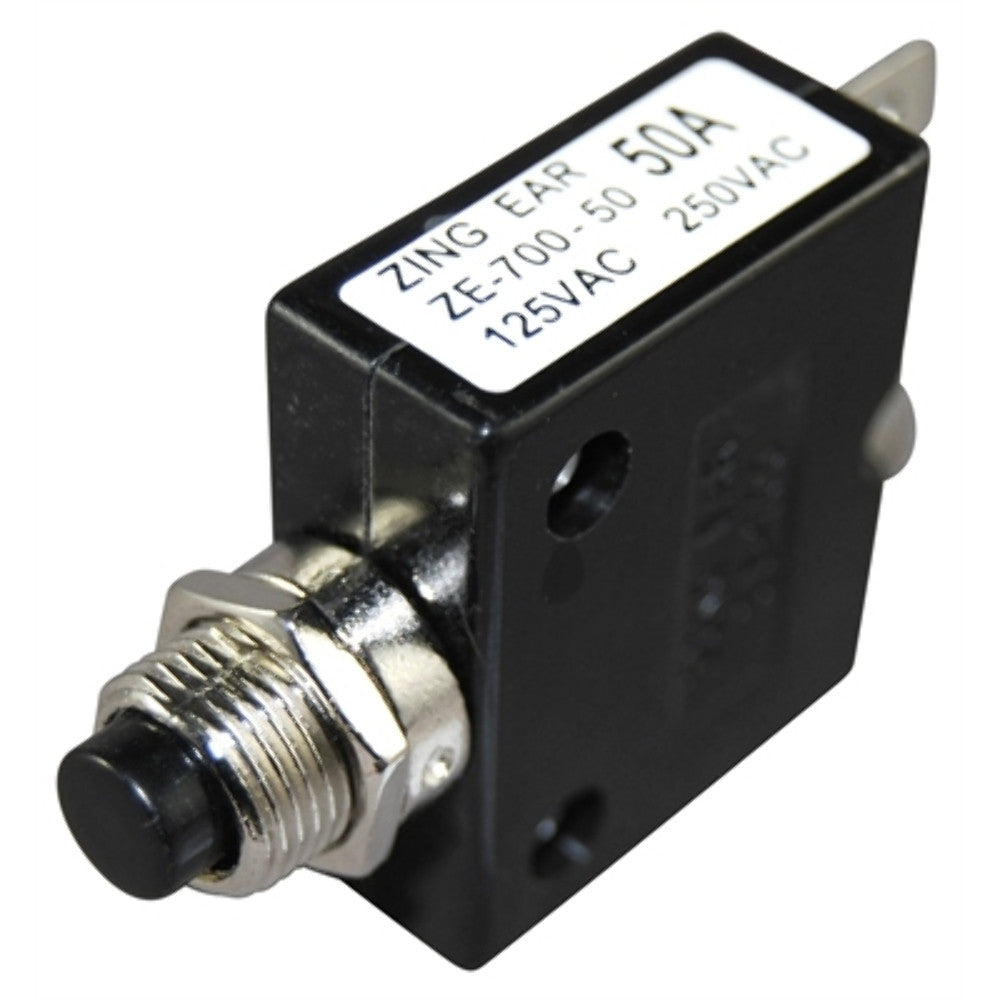 Marpac EL152200 Push Button Circuit Breaker 50Amp Fit 15/32" 1/Cd MD