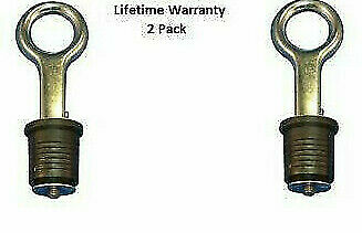 Marpac 7-0565 Boat Snap Drain Plug 1-1/4" Stainless Steel Marine Boat 2 Pack