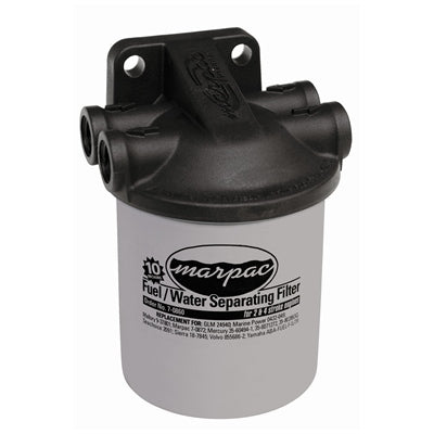 MARPAC BOAT FUEL WATER SEPARATING FILTER KIT INCLUDES HEAD + 2 FILTERS 7-0858