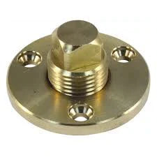 Marpac 7-0322 Tapón de drenaje para tablero de barco, hardware marino de bronce